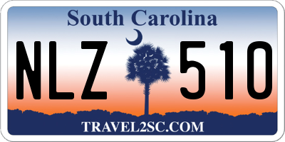 SC license plate NLZ510