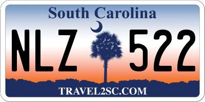 SC license plate NLZ522