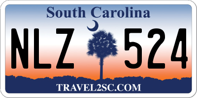 SC license plate NLZ524