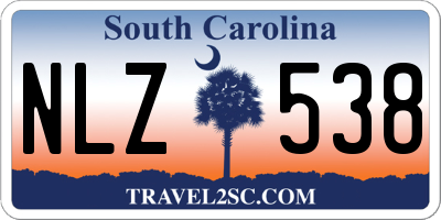 SC license plate NLZ538