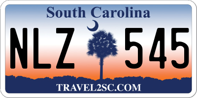 SC license plate NLZ545