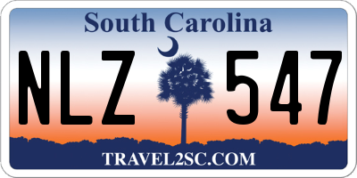 SC license plate NLZ547