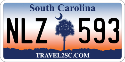SC license plate NLZ593