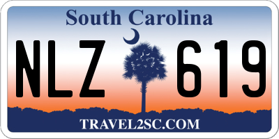 SC license plate NLZ619