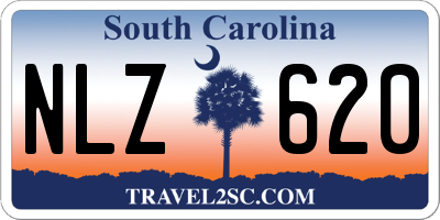 SC license plate NLZ620
