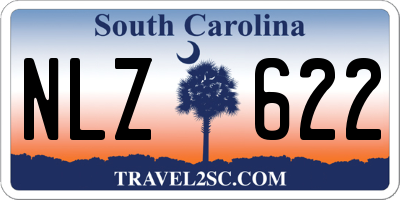 SC license plate NLZ622