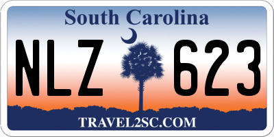 SC license plate NLZ623