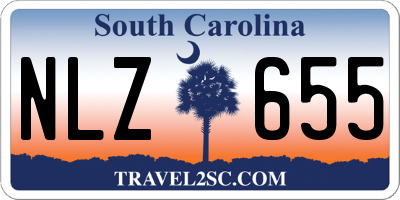 SC license plate NLZ655