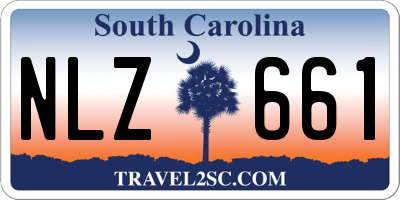 SC license plate NLZ661