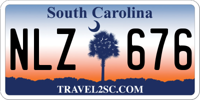 SC license plate NLZ676