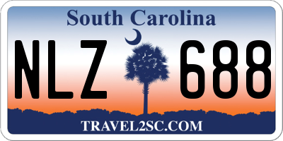 SC license plate NLZ688