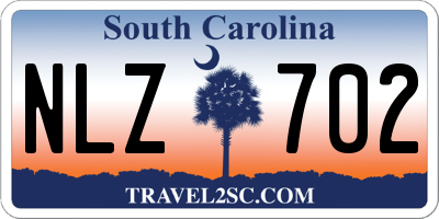 SC license plate NLZ702
