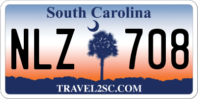 SC license plate NLZ708