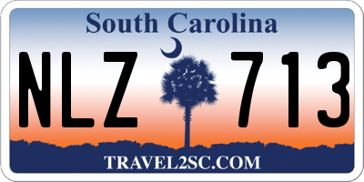 SC license plate NLZ713