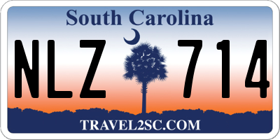SC license plate NLZ714