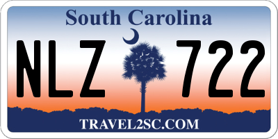 SC license plate NLZ722