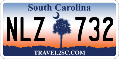 SC license plate NLZ732