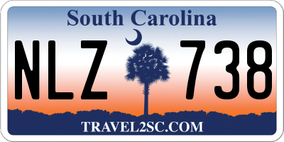 SC license plate NLZ738