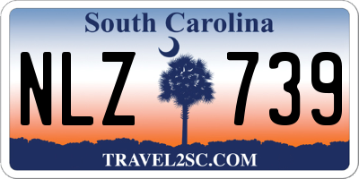 SC license plate NLZ739