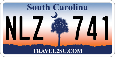 SC license plate NLZ741
