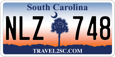 SC license plate NLZ748
