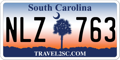 SC license plate NLZ763