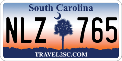 SC license plate NLZ765