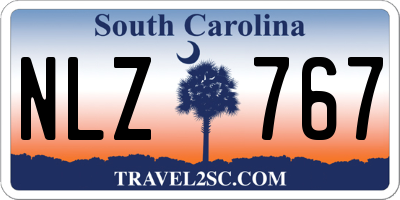 SC license plate NLZ767