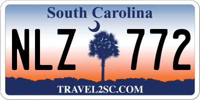 SC license plate NLZ772