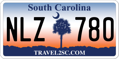 SC license plate NLZ780