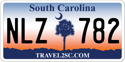 SC license plate NLZ782