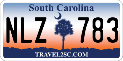 SC license plate NLZ783