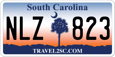 SC license plate NLZ823