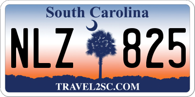 SC license plate NLZ825