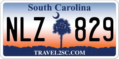 SC license plate NLZ829