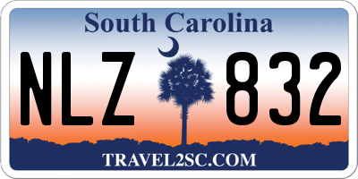 SC license plate NLZ832