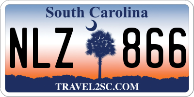 SC license plate NLZ866