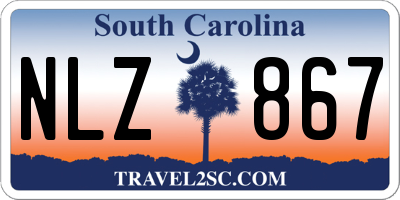 SC license plate NLZ867