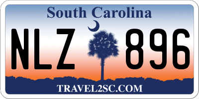 SC license plate NLZ896