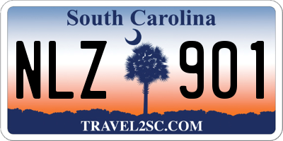 SC license plate NLZ901