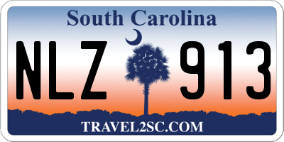 SC license plate NLZ913