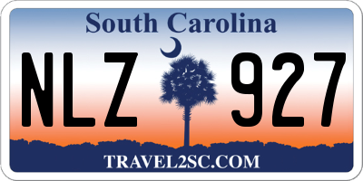 SC license plate NLZ927