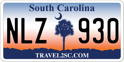 SC license plate NLZ930