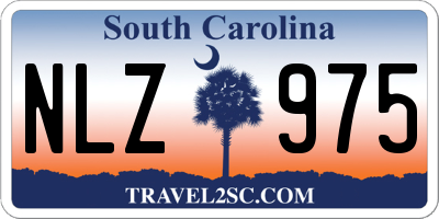 SC license plate NLZ975