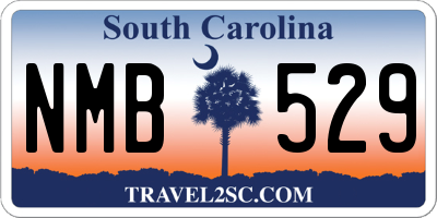 SC license plate NMB529