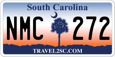 SC license plate NMC272