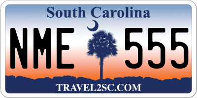 SC license plate NME555