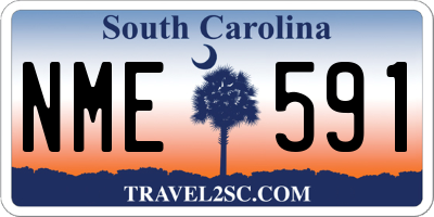SC license plate NME591