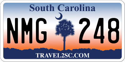 SC license plate NMG248