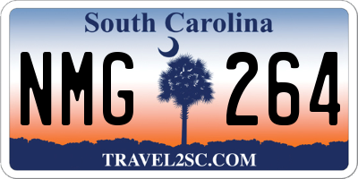 SC license plate NMG264